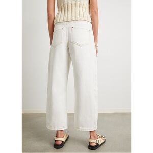 G by Goop white armen curved jeans